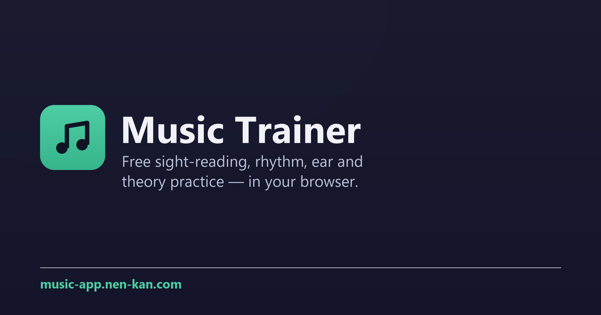 Music Theory Workbook · Music Trainer